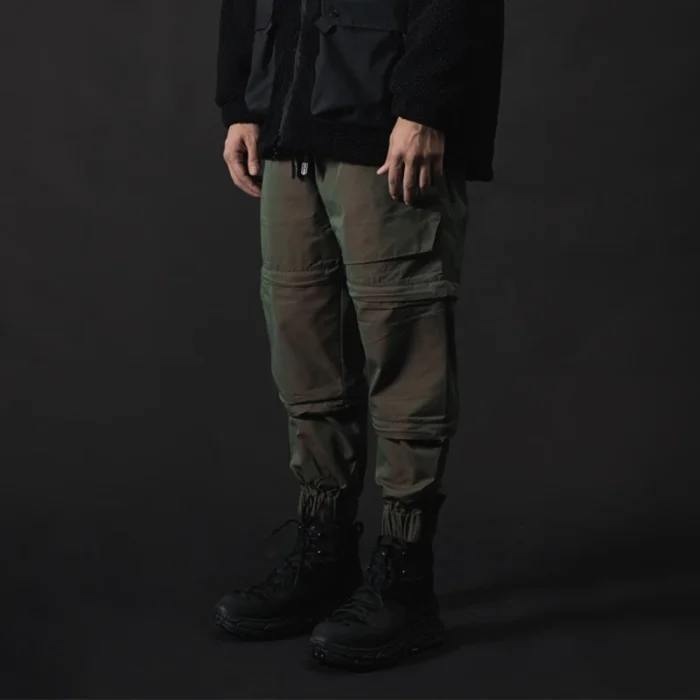 Pupil travel transformable 3in1 tactical pants shorts joggers cargo pants techwear streetwear harajuku 2