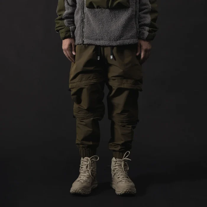 Pupil travel transformable 3in1 tactical pants shorts joggers cargo pants techwear streetwear harajuku