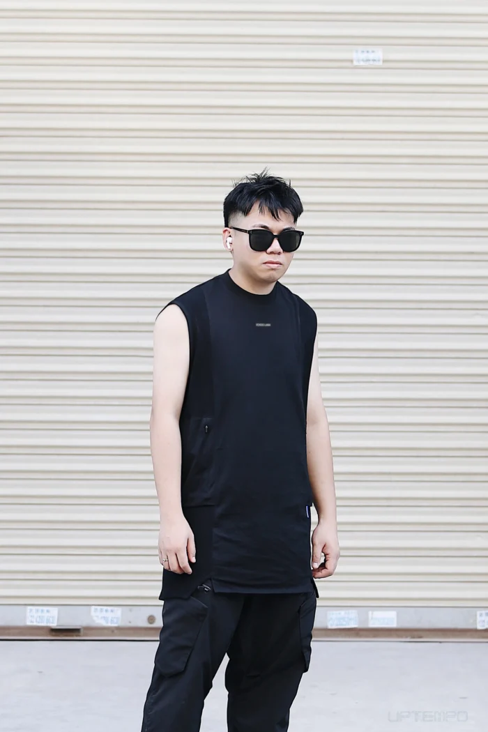 Reindee Lusion 21ss Tank top sleeveless split joint t shirt invisible zipper pockets techwear ninjawear japanese 7