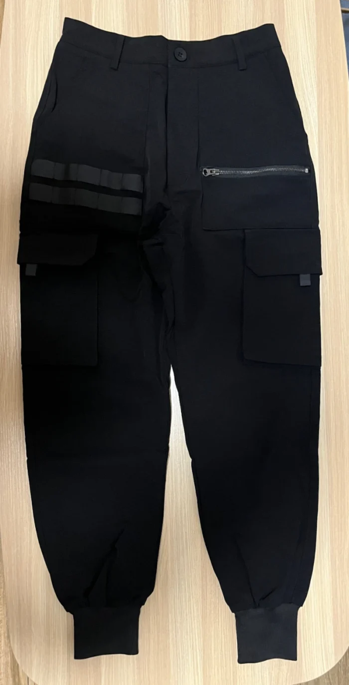 SIlenstorm Cargo pants nylon spandex material joggers molle pad multiple pockets techwear aesthetic warcore 4