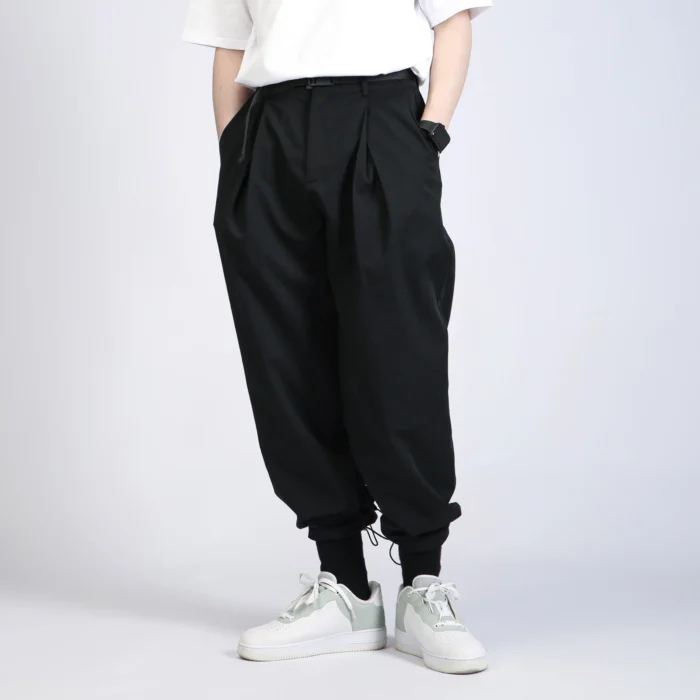 Silenstorm 21ss Loose and versatile trousers wide leg drop techwear aesthetic ninjawear streetwear japanese style 2