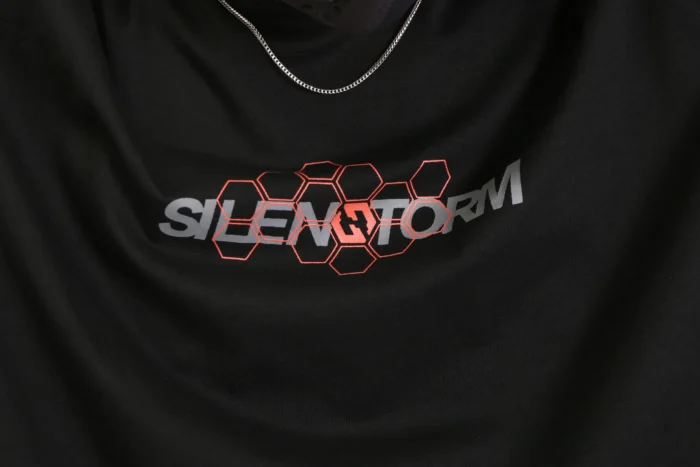 Silenstorm 21ss Simple logo print t shirt cotton streetwear 3