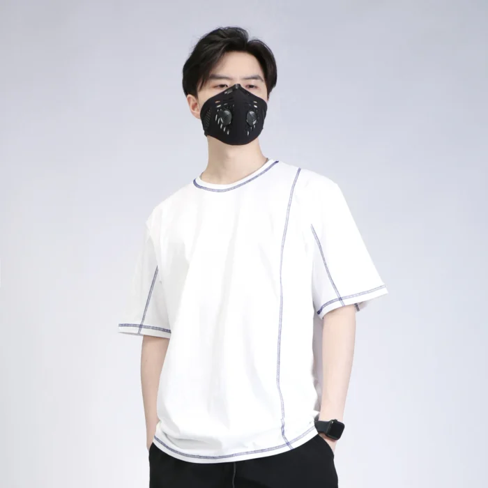 Silenstorm 21ss basic white cotton t shirt visible stitching streetwear