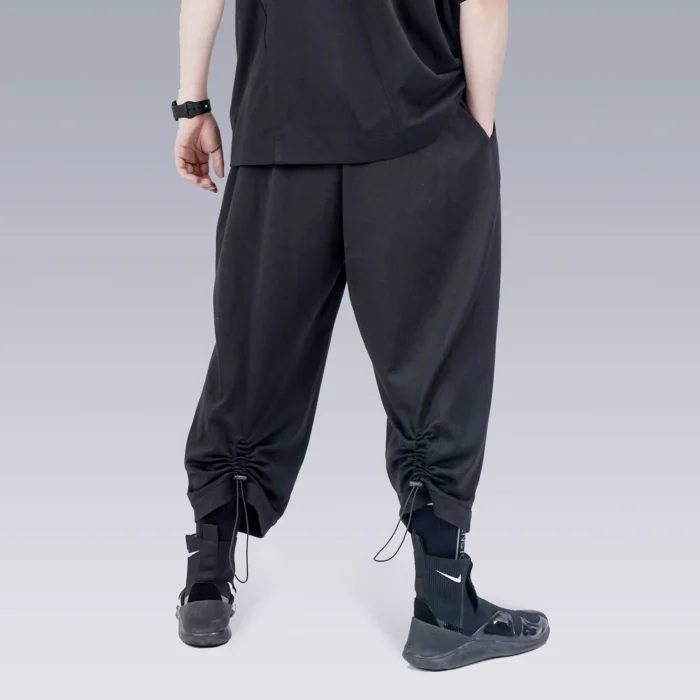 Silenstorm 22ss Wide leg samurai pants adjustable leg opening cotton drawcord waist techwear aestethic cyber monk 2