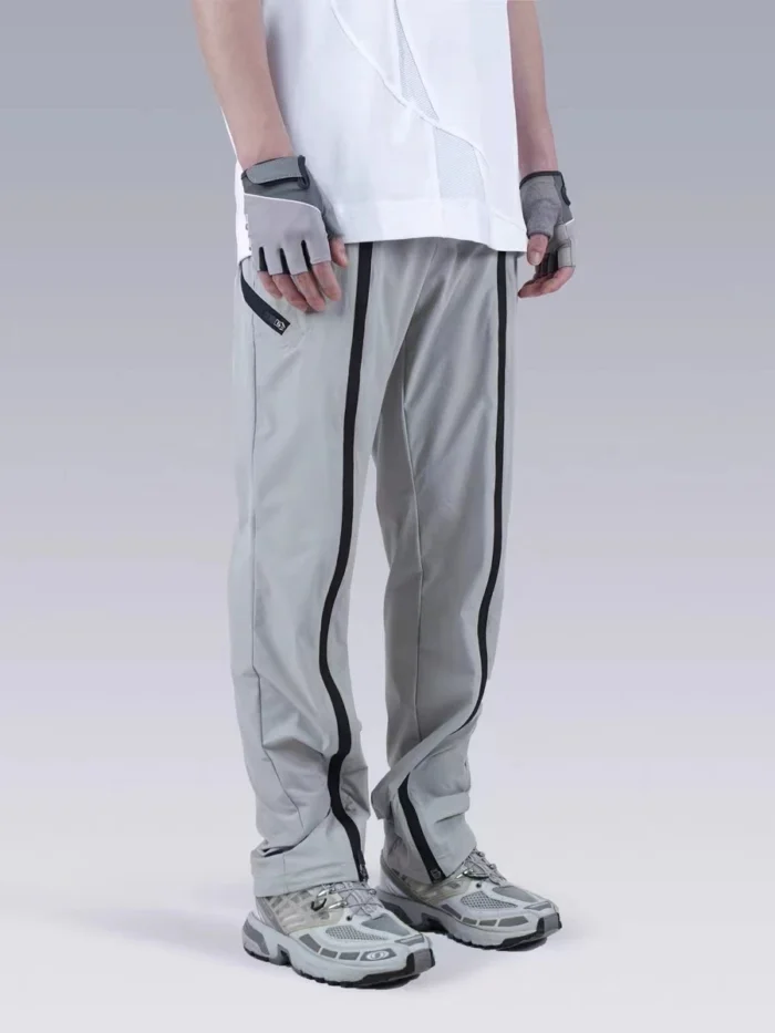 Silenstorm 23ss Outdoor front zipper casual pants quick drying lightweight textured fabric minimalist techwear aesthetic 4