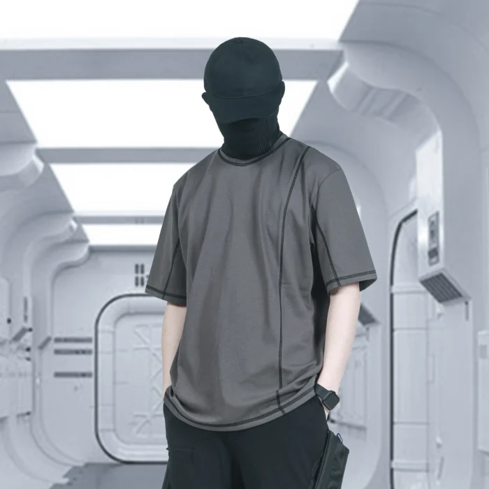 Silenstorm Cotton t shirt techwear darkwear streetwear aesthetic 1 scaled