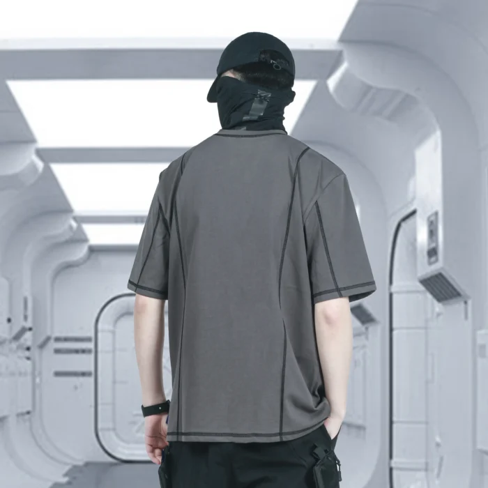 Silenstorm Cotton t shirt techwear darkwear streetwear aesthetic 2 scaled