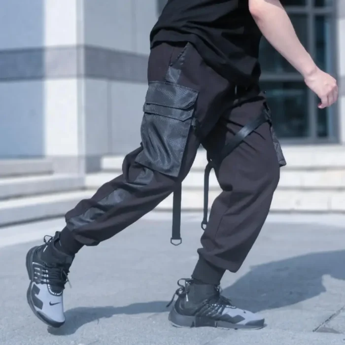 Silenstorm tactical cargo pants joggers drawstring waist techwear ninjawear streetwear 2