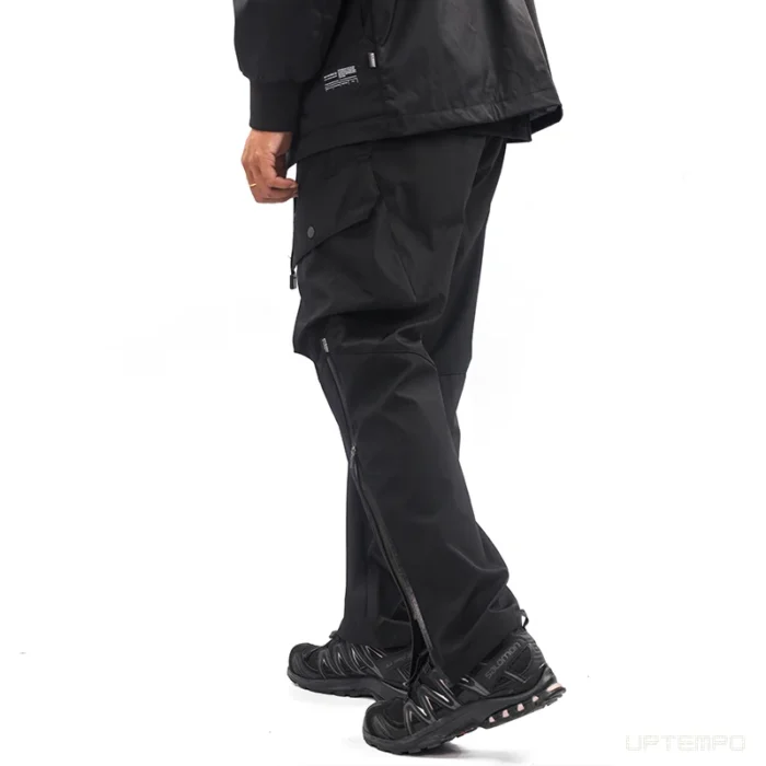 Whyworks 22aw Light waterproof side zipper cargo pants waist adjustment multiple pockets techwear warcore gorpcore 3