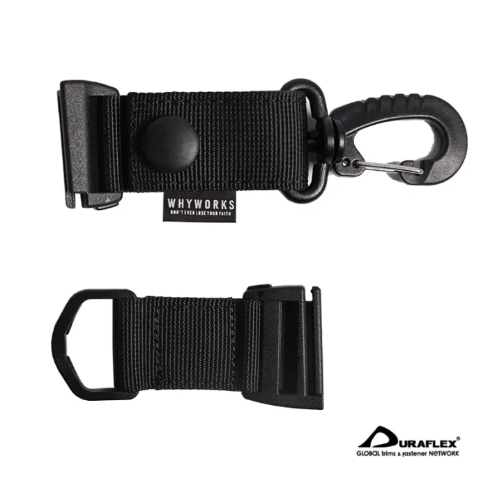 Whyworks Tactical belt magnetic buckle one side adjustment techwear accessories gorpcore 1