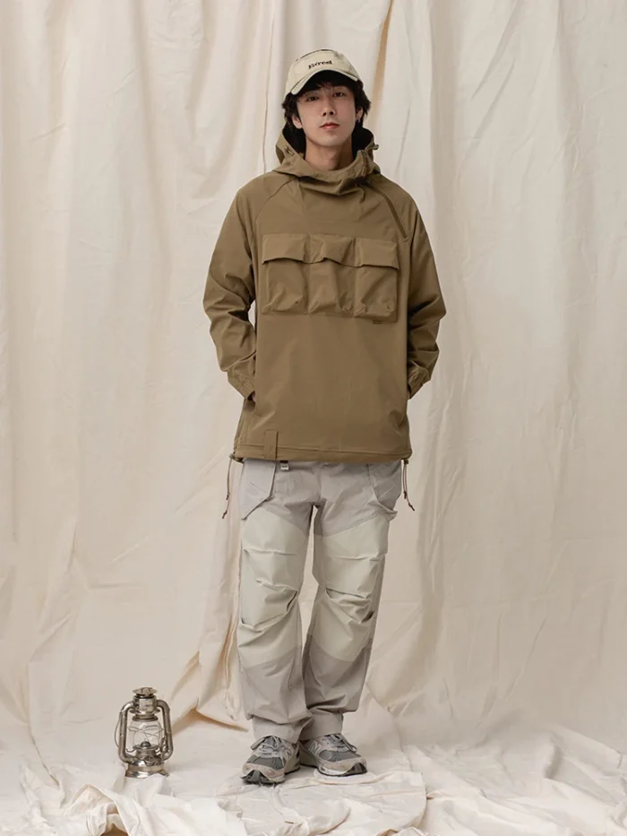 Ashfire ESDR Cargo pants combined materials Urban outdoor techwear aesthetic hikercore streetwear 3