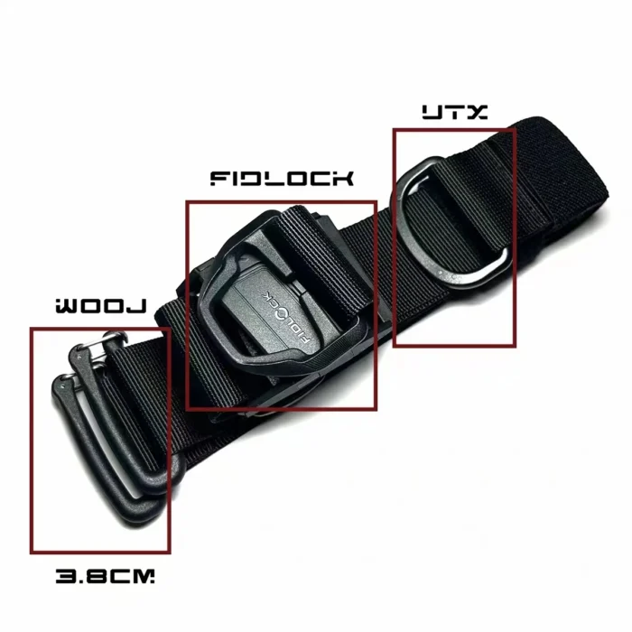 NS 02 Magnetic buckle strap for 38mm webbing fidlock slider techwear bag accessories modification 2