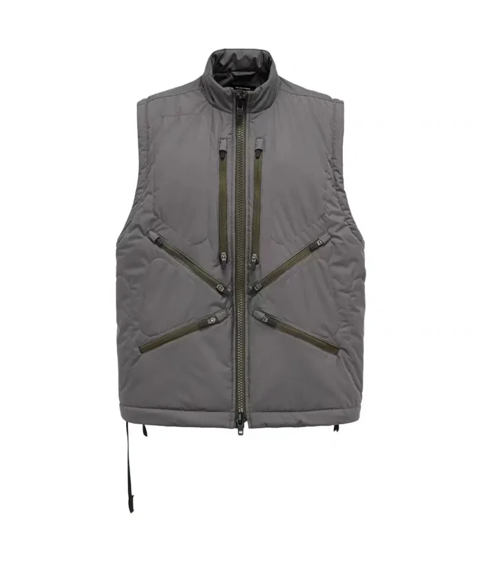 Ninja warning 24ss Lightweight insulated vest carrying sling lots of pockets and zippers techwear gorpcore grayman 2