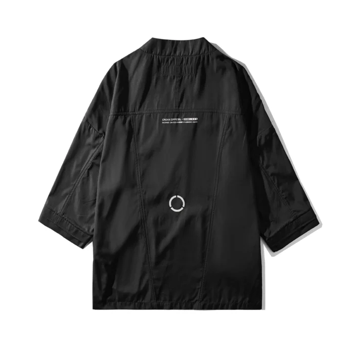 The croxx Kimono jacket front pockets techwear streetwear 2 scaled