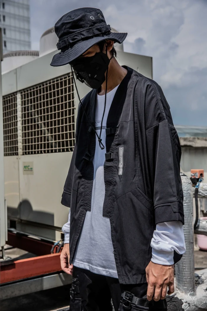 The croxx Kimono jacket front pockets techwear streetwear