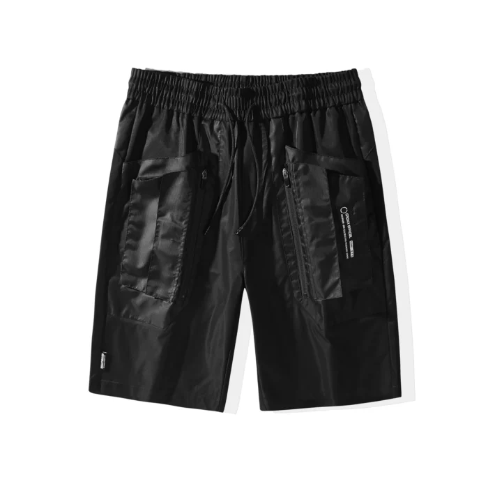 The croxx shorts with multiple pockets back molle streetwear techwear aesthetic darkwear 3