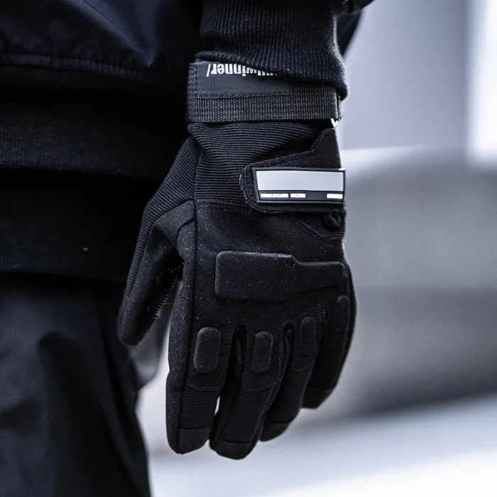 killwinner handgloves half full finger techwear accessories ninjawear outdoor reflective elements 4