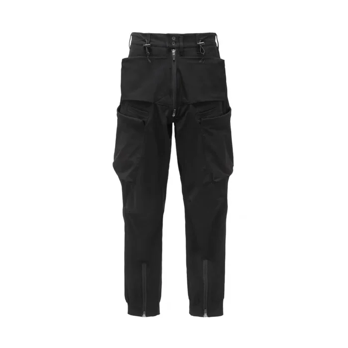 Ninja warning 24ss Horizontal top front pockets Cargo pants dwr coating material techwear 1