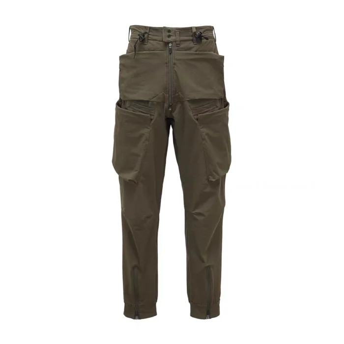 Ninja warning 24ss Horizontal top front pockets Cargo pants dwr coating material techwear 2