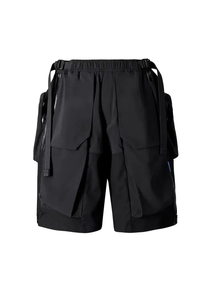 Reindee Lusion 24ss Tactical irregular cut loose shorts multiple pockets dwr breathable material waist adjustment techwear