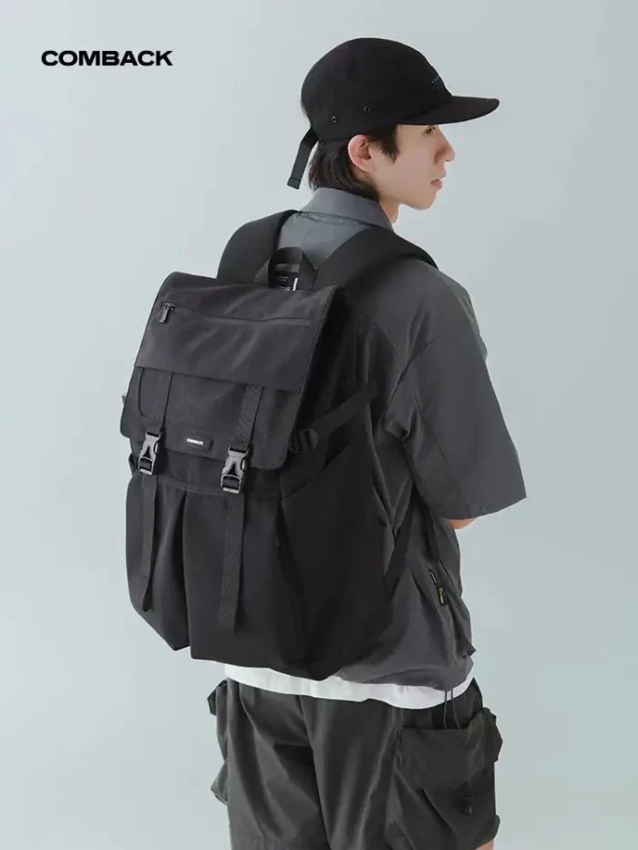 Comback 24ss high capacity backpack front 3d pockets edc carrier urban outdoor 5