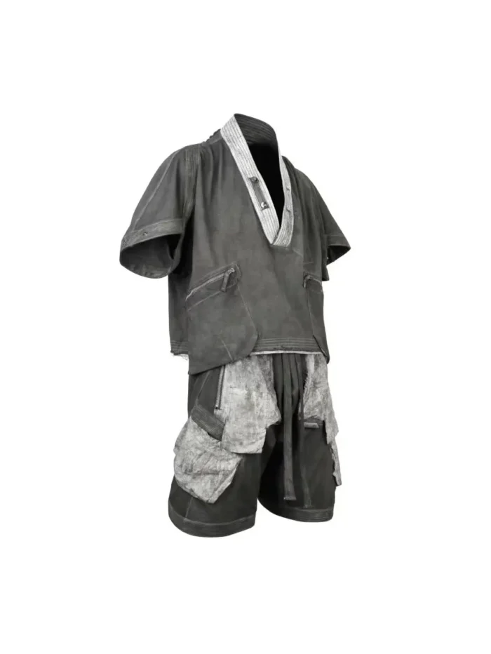 Corrosion Equipment 24ss P27 DG Dipped frost martial shorts multi pocket material splicing techwear dystopian 9