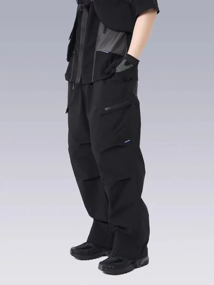 Silenstorm 24ss 3d pocket cargo pants integrated belt leg opening adjustment ergonomic cut techwear gorpcore