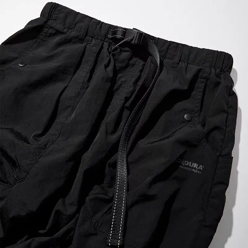 Surge 24ss Durable water resistant cd material shorts adjustable waist multipocket techwear gorpcore aesthetic urban outdoor 1