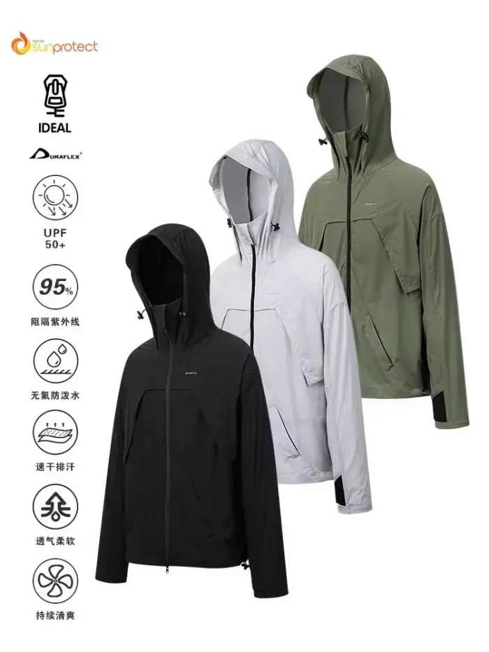 Whyworks 24ss Lightweight sun protection jacket UPF50 ideal zipper multipocket adjustable hood back vent techwear gorpcore