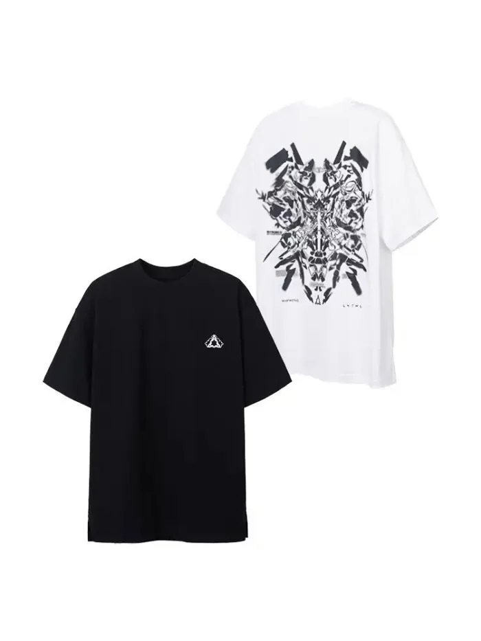 Whyworks LMTWL 24ss Cyber print t shirt cotton material techwear aesthetic