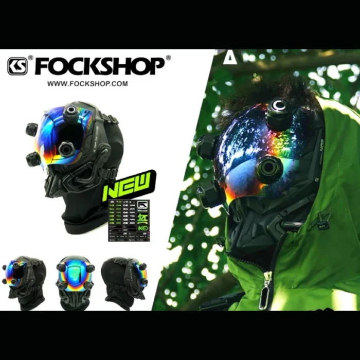Fockshop 2022 Cybermask futuristic mask dystopian cosplay accessories