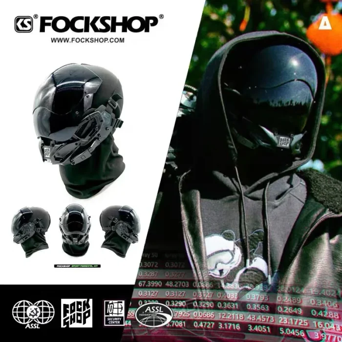 Fockshop Futuristic mask dystopian cosplay accessories