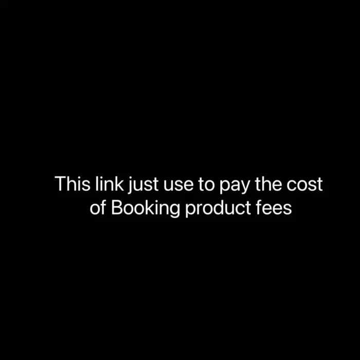 booking products fees