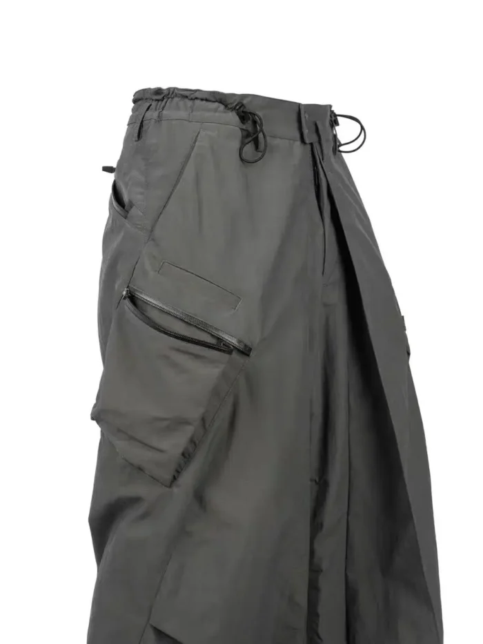 Corrosion equipment 24aw P31 GY Wide leg pants layering effect design multipocket dwr coating material ykk 1