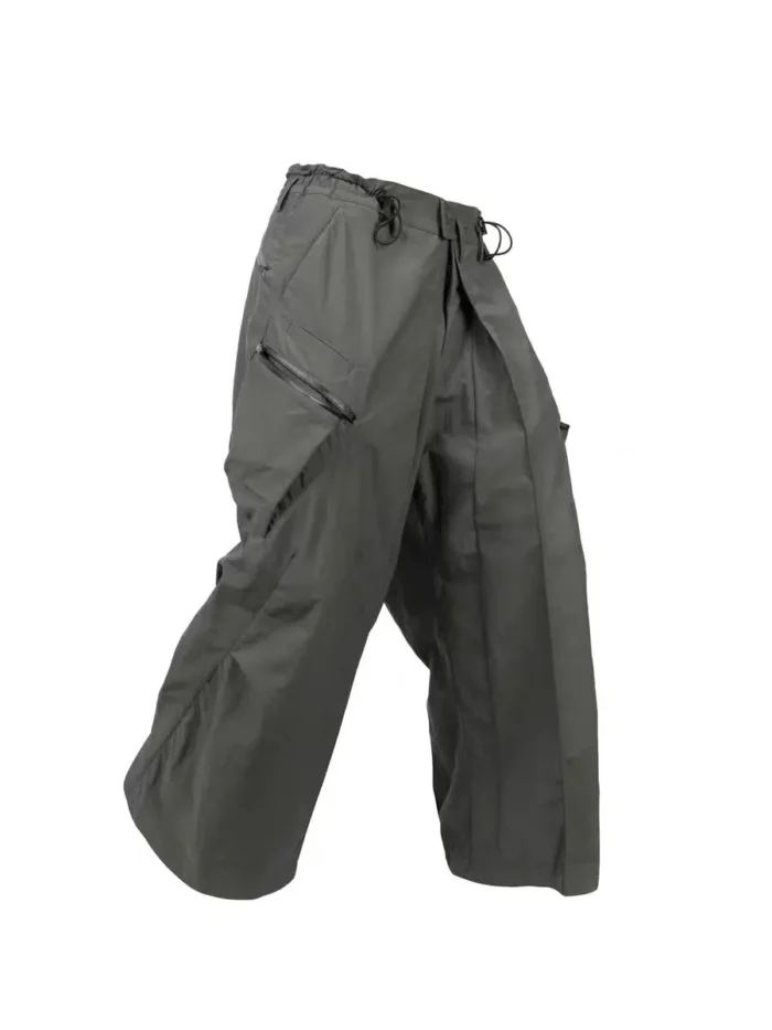 Corrosion equipment 24aw P31 GY Wide leg pants layering effect design multipocket dwr coating material ykk