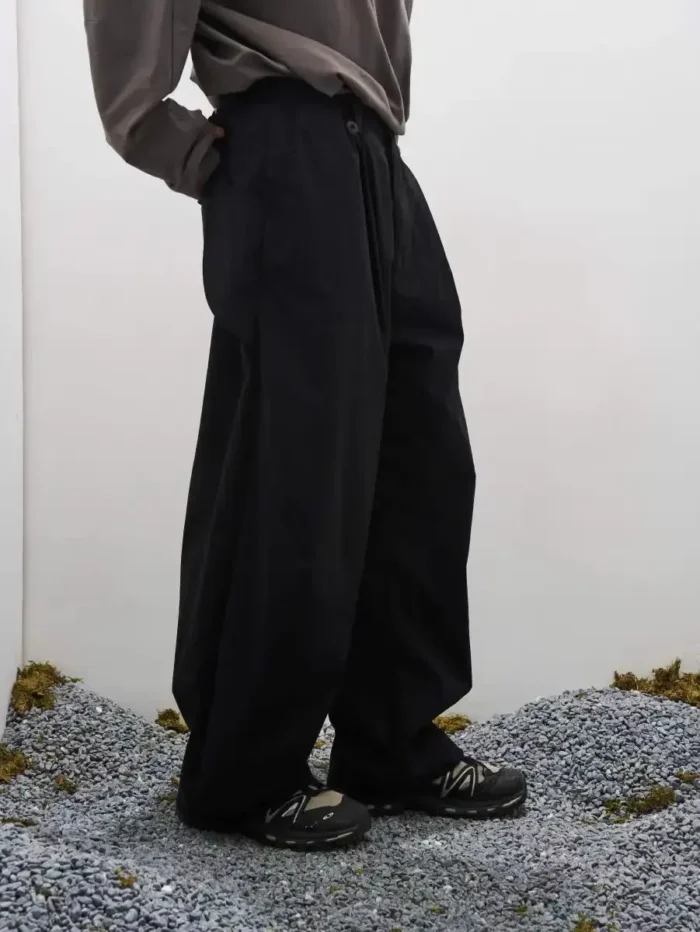 Subtraction of 24aw Knife structure casual wide pants dwr coated nylon material techwear aesthetic gorpcore urban 1