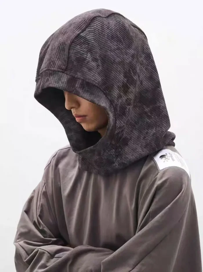 Subtraction of 24aw Waste soil dyed hood warming cotton material dystopian