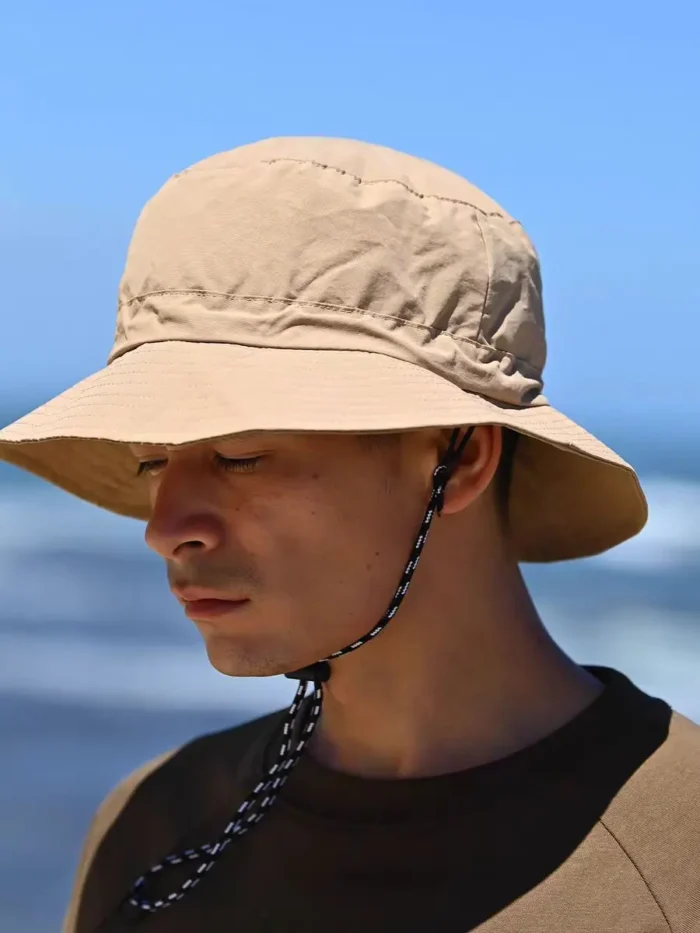 Subtraction of Outdoor fishermans hat folding 3