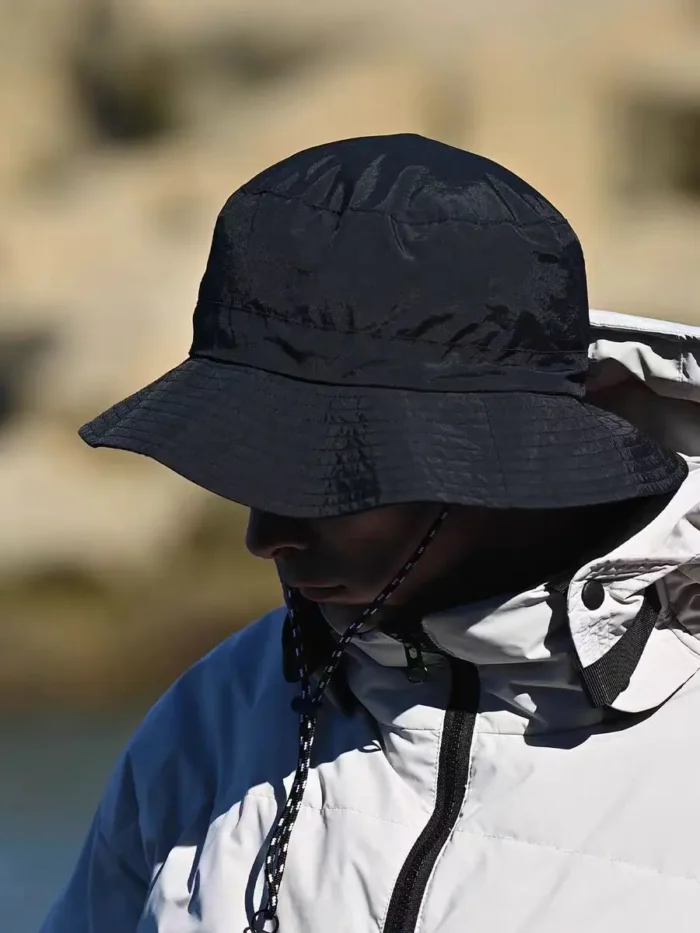 Subtraction of Outdoor fishermans hat folding