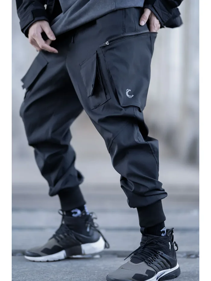 Catsstac windproof polyester tactical pants multiple pockets techwear ninjawear streetwear futuristic 2