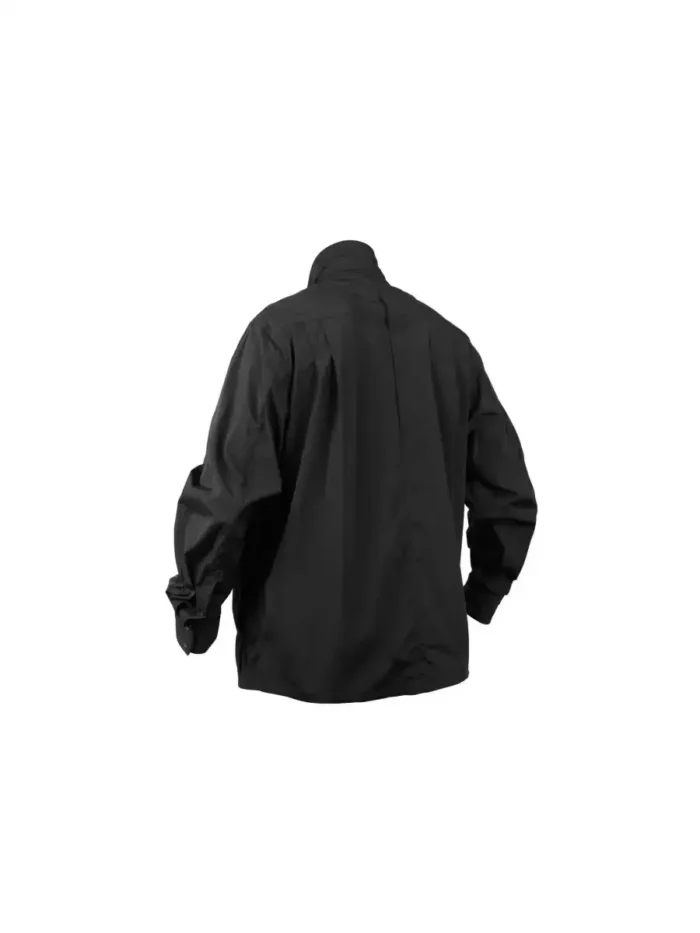 Corrosion equipment 24aw J50 BK Large silhouette shirt jacket overlapped design nylon material techwear 1