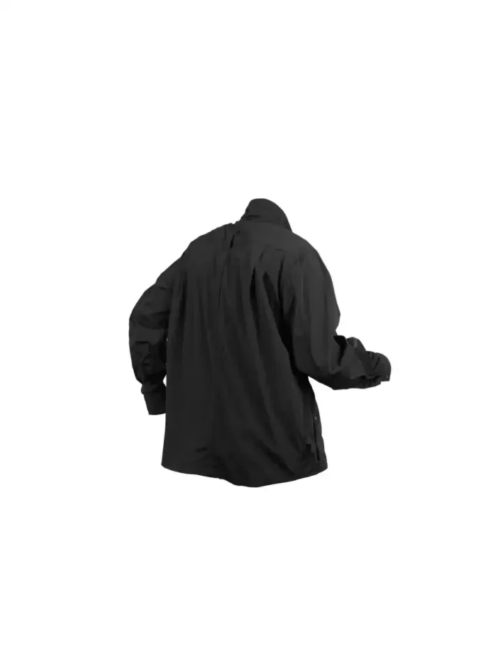 Corrosion equipment 24aw J50 BK Large silhouette shirt jacket overlapped design nylon material techwear 2