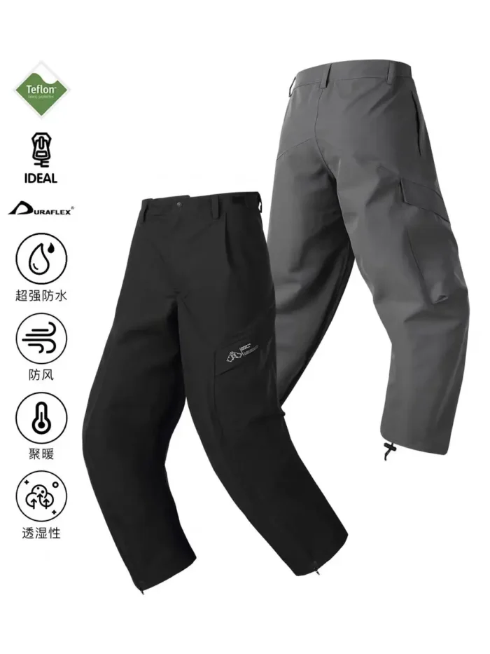 Whyworks 24aw 3proof casual pants dwr ripstop material cleanfit techwear gorpcore