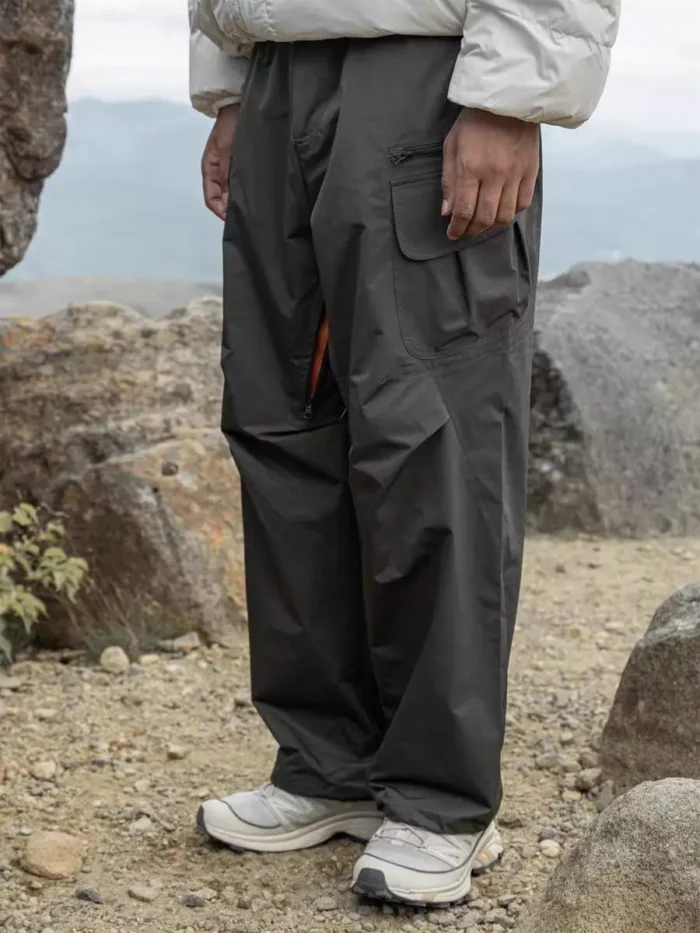 Halcyon 24aw 3d cut outdoor pants adjustable waist and leg opening multipocket ykk zippers gopcore 3