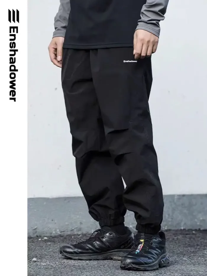 Enshadower Pleated structure design bound leg casual pants loose silhouette gorpcore urban outdoor