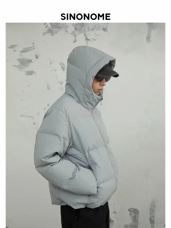 Sinonome njwn subbrand 24aw Casual Down jacket white goose ykk zippers minimalist cleanfit 4